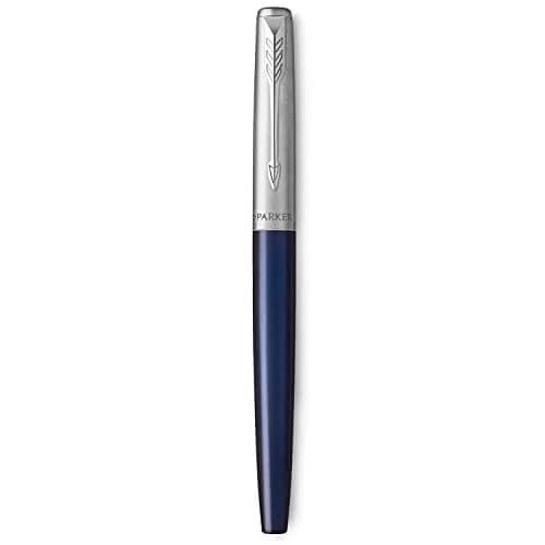 Parker Jotter Fountain Pen Royal Blue Medium Nib with Blue Ink Gift Box | Smooth Ink Flow Writing Instrument thumbnail 2