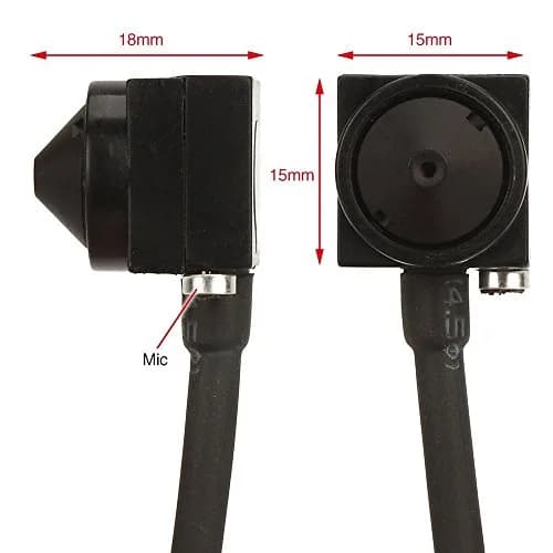 Vanxse CCTV HD Mini Spy Pinhole Security Camera 1000TVL Indoor/Outdoor (VS-TN007) | 720p Resolution thumbnail 6