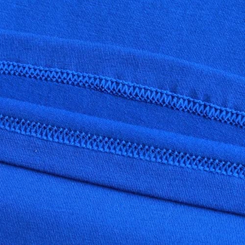 palglg Mens Short Sleeve Cotton Slim Fitted Sport Henley T-Shirt with Button Blue S | Soft, Stretchy Cotton, Casual & Athletic Fit thumbnail 5