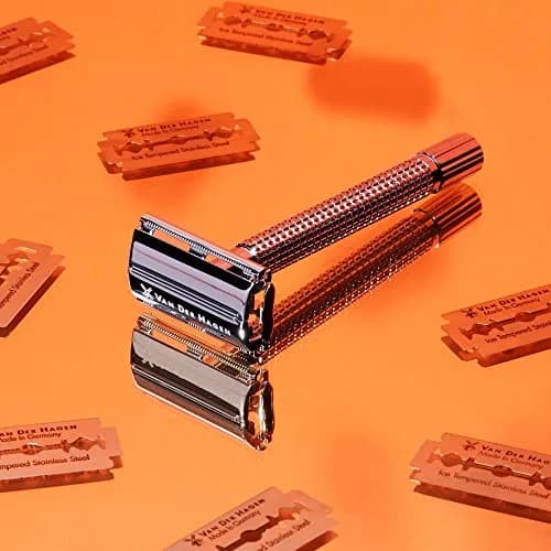 Van Der Hagen Safety Razor Kit 110MM Gun Metal | Heavy-Duty, Rust-Resistant, Precision Control thumbnail 1