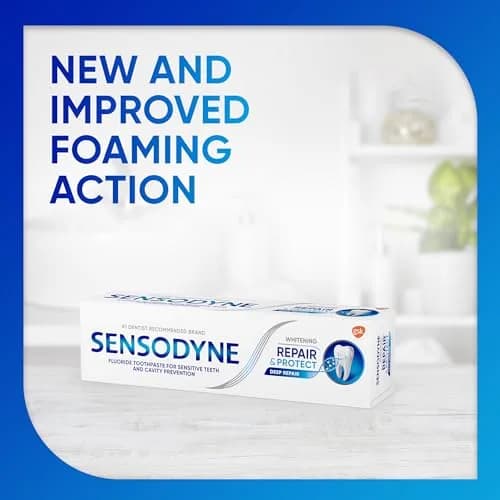 Sensodyne Repair and Protect Whitening Toothpaste 6.8 oz (201 ml) | Clinically Proven Sensitivity Relief thumbnail 7