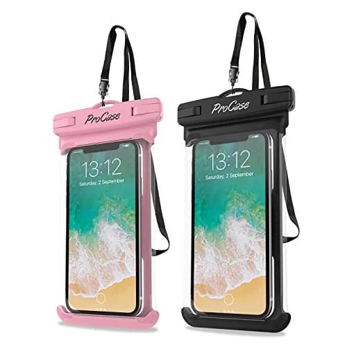 ProCase Waterproof Phone Pouch 2 Pack Up to 7" | Underwater Dry Bag for iPhone & Galaxy thumbnail 1