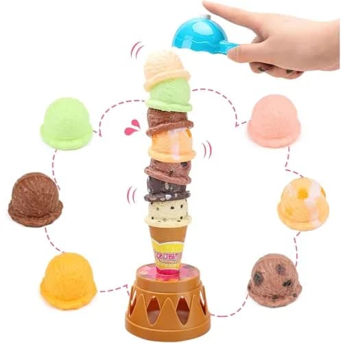BigOtters Ice Cream Game, Sweet Treats Tower | Pretend Play Food for Kids thumbnail 6