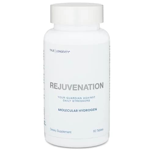 DRINK HRW Rejuvenation Molecular Hydrogen Water Tablets Unflavored, 60 Count | 12.4 ppm H2 + Magnesium, Supports Energy, Recovery & Cognitive Function thumbnail 1