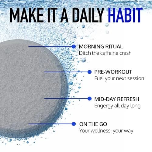 DRINK HRW Rejuvenation Molecular Hydrogen Water Tablets Unflavored, 60 Count | 12.4 ppm H2 + Magnesium, Supports Energy, Recovery & Cognitive Function thumbnail 7