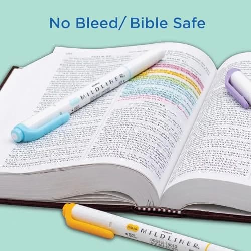 Zebra Pen Mildliner Highlighters Warm Colors Dual Tip 5-Pack | Smooth Ink Flow for Students & Office thumbnail 7
