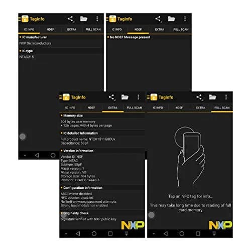 Timeskey NFC Inkjet NFC Cards 10pcs | Printable NTAG215 PVC Tags for Smartphones & NFC Devices thumbnail 8