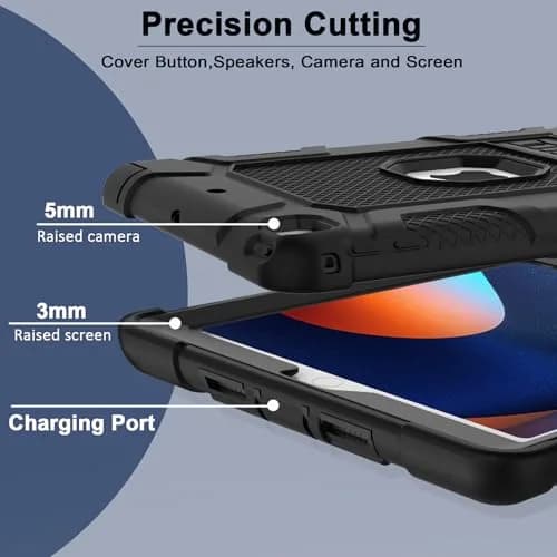 rantice iPad 6th/5th Gen Case 9.7 Inch | Heavy Duty Shockproof Rugged Cover with Kickstand thumbnail 6