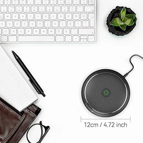 CMTECK Conference USB Microphone 1.8m (6ft) Cable | Plug & Play Omnidirectional Condenser PC Mic thumbnail 4