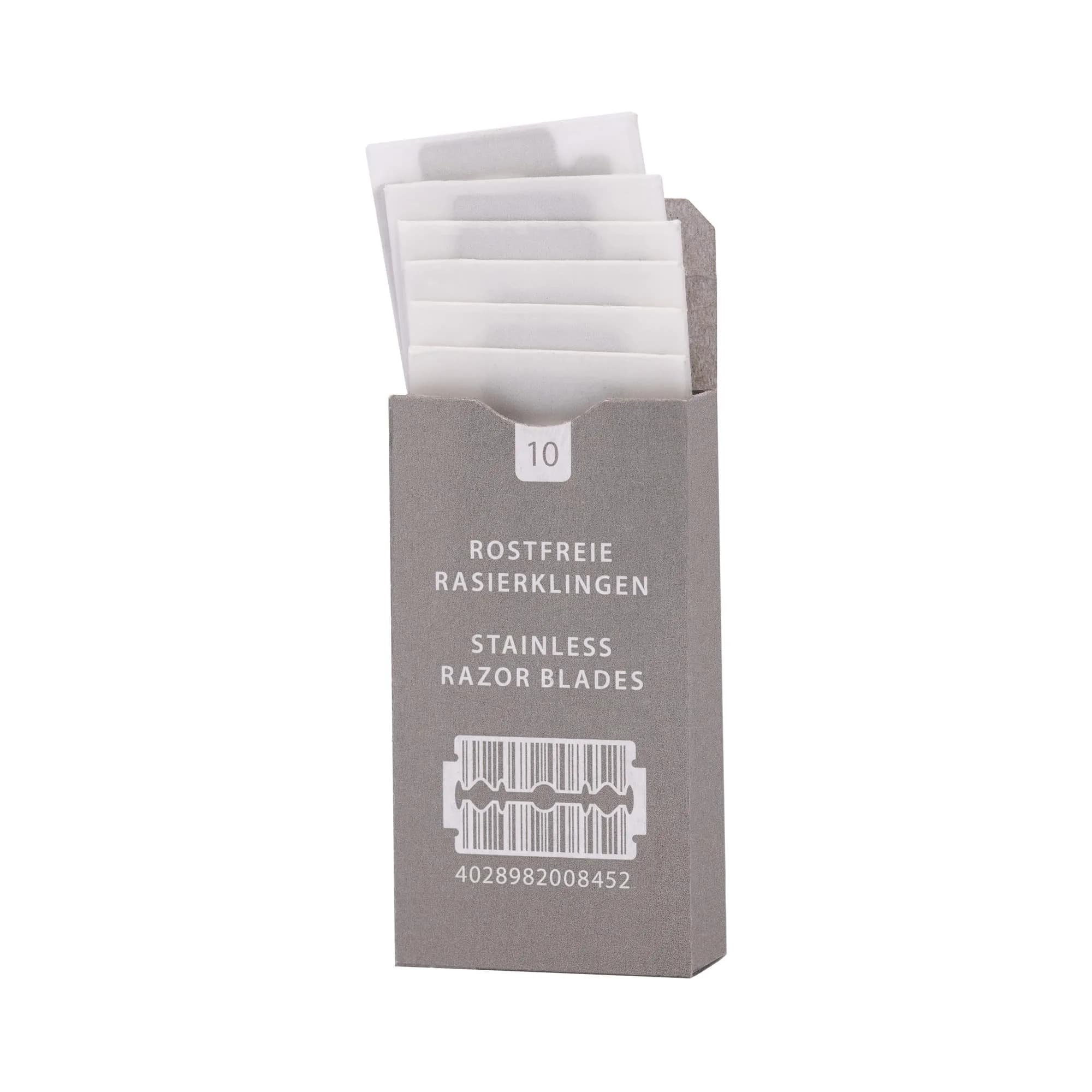 MÜHLE 20 Stainless Steel Razor Blades | Compatible with Traditional Safety Shavers - view 2