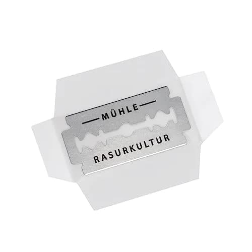 MÜHLE 20 Stainless Steel Razor Blades | Compatible with Traditional Safety Shavers thumbnail 3