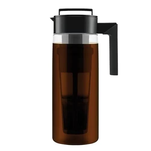 Takeya Deluxe Cold Brew Coffee Maker 1.89 L (2 qt) Black | Shatter-Proof Tritan Pitcher with Fine-Mesh Filter thumbnail 1