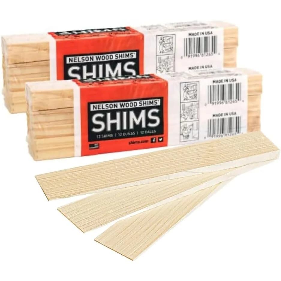 Nelson Wood Shims 8" | Kiln Dried Flat Wood for Leveling & Crafting thumbnail 2