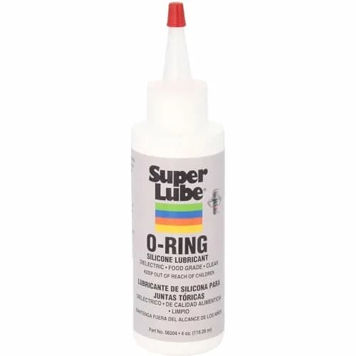Super Lube Clear Silicone O-Ring Lubricant 118ml (4 oz) | Waterproof Grease for Rubber Seals & Plastic thumbnail 1