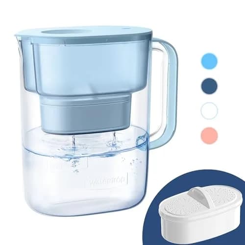 Waterdrop Lucid Water Filter Pitcher 2.4L (10-Cup) | NSF Certified, 200-Gallon Long-Life Filter thumbnail 1