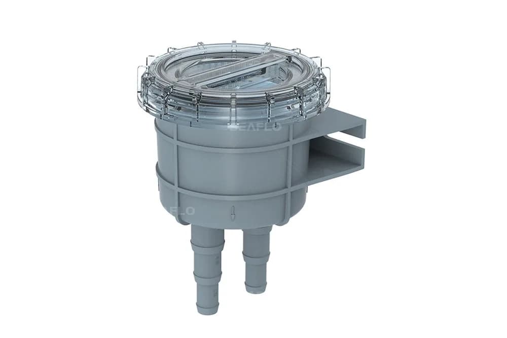 SEAFLO Raw Water Intake Basket Strainer for Seawater Marine & Boat | Fits 1/2", 5/8", & 3/4" Hose