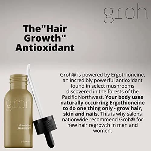 GROH Stimulating Scalp Serum 2.8 Fl Oz | Nourishes Follicles & Supports Hair Growth thumbnail 4