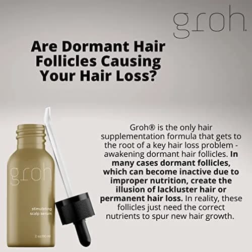GROH Stimulating Scalp Serum 2.8 Fl Oz | Nourishes Follicles & Supports Hair Growth thumbnail 5