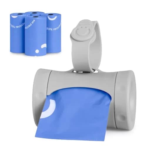 Ubbi Retractable Diaper Bag Dispenser with Lavender Scented Bags | Gray, 1 Count (0.15 kg) thumbnail 1