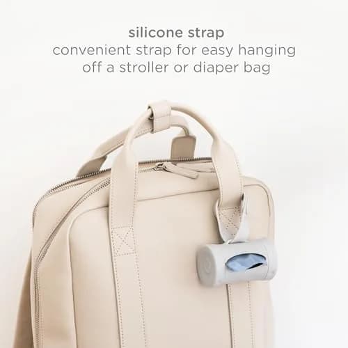 Ubbi Retractable Diaper Bag Dispenser with Lavender Scented Bags | Gray, 1 Count (0.15 kg) thumbnail 3