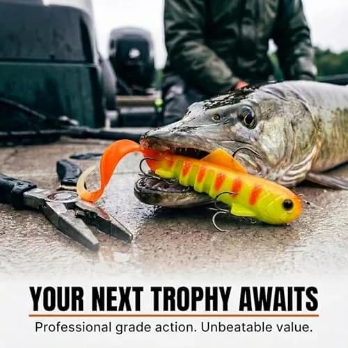 Vexan Super-D Swimbait 4.7oz 9" | Realistic Large Fish Lure for Musky & Pike thumbnail 7
