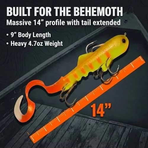 Vexan Super-D Swimbait 4.7oz 9" | Realistic Large Fish Lure for Musky & Pike thumbnail 2