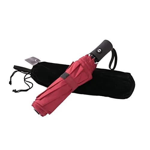 SY COMPACT Travel Umbrella Windproof Auto-Open Compact 37.5" Canopy Black & Sky Blue | Lightweight & Waterproof thumbnail 1