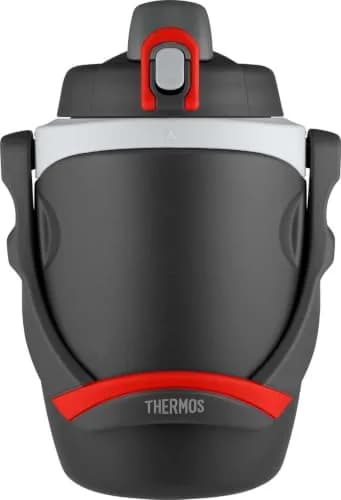 THERMOS 64 oz Hydration Bottle with Flip‑Up Spout Foam Insulation Carry Handle Locking Lid | 64 Ounce BPA-Free Water Jug for Sports & Outdoors thumbnail 1