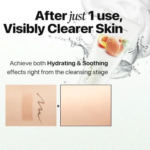 Nature Republic Fresh Herb Peach cleansing foam 170ml | Hydrating & Moisturizing Face Wash for All Skin Types thumbnail 4