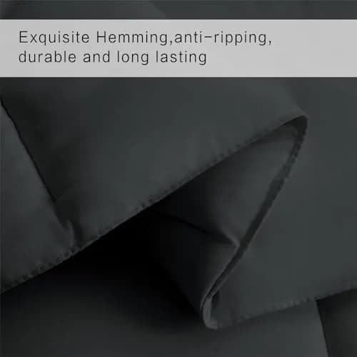 COHOME King Size Down Alternative Comforter - All-Season Duvet Insert | Fluffy & Lightweight thumbnail 5
