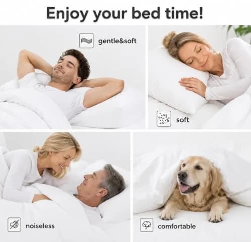 COHOME King Size Down Alternative Comforter - All-Season Duvet Insert | Fluffy & Lightweight thumbnail 6