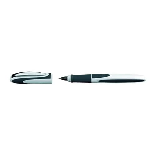Schneider Ray Cartridge Rollerball Pen M (Medium), White/Dark Gray Barrel, Royal Blue Erasable Ink | 1.0mm Line Width thumbnail 4