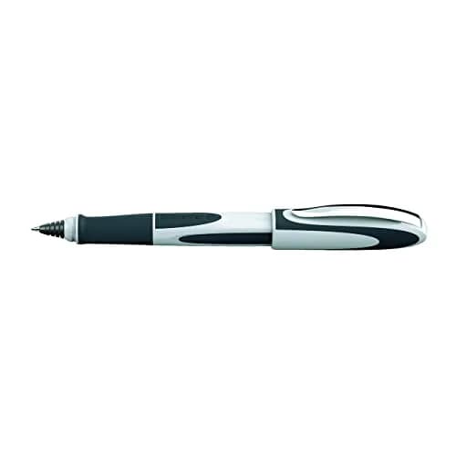 Schneider Ray Cartridge Rollerball Pen M (Medium), White/Dark Gray Barrel, Royal Blue Erasable Ink | 1.0mm Line Width thumbnail 3