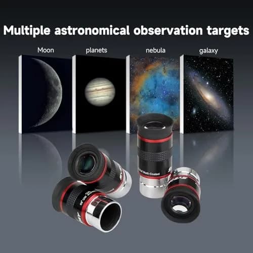 SVBONY 68° Ultra Wide Angle Telescope Eyepiece Set 6mm 9mm 15mm 20mm | 1.25" Barrel, Fully Multi-Coated Optics thumbnail 8