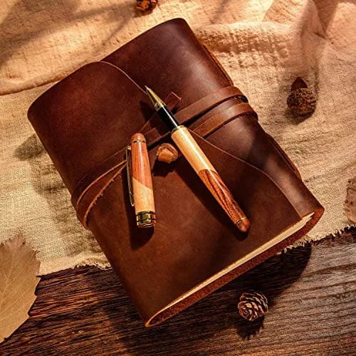 Renawe Wooden Gel Pen Gift Set with Case & Holder | Fine Tip 0.5mm Rollerball thumbnail 4