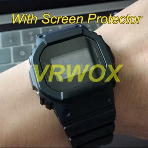 VRWOX 3-Pcs Screen Protector for DW-5600 GW-B5600 | HD Clear Anti-Scratch & Bubble-Free thumbnail 2