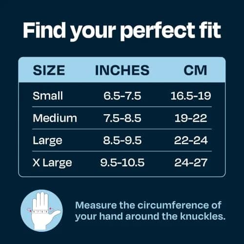 ComfyBrace Copper Infused Compression Arthritis Gloves for Hand & Finger Relief | Small (1 Pair) thumbnail 2