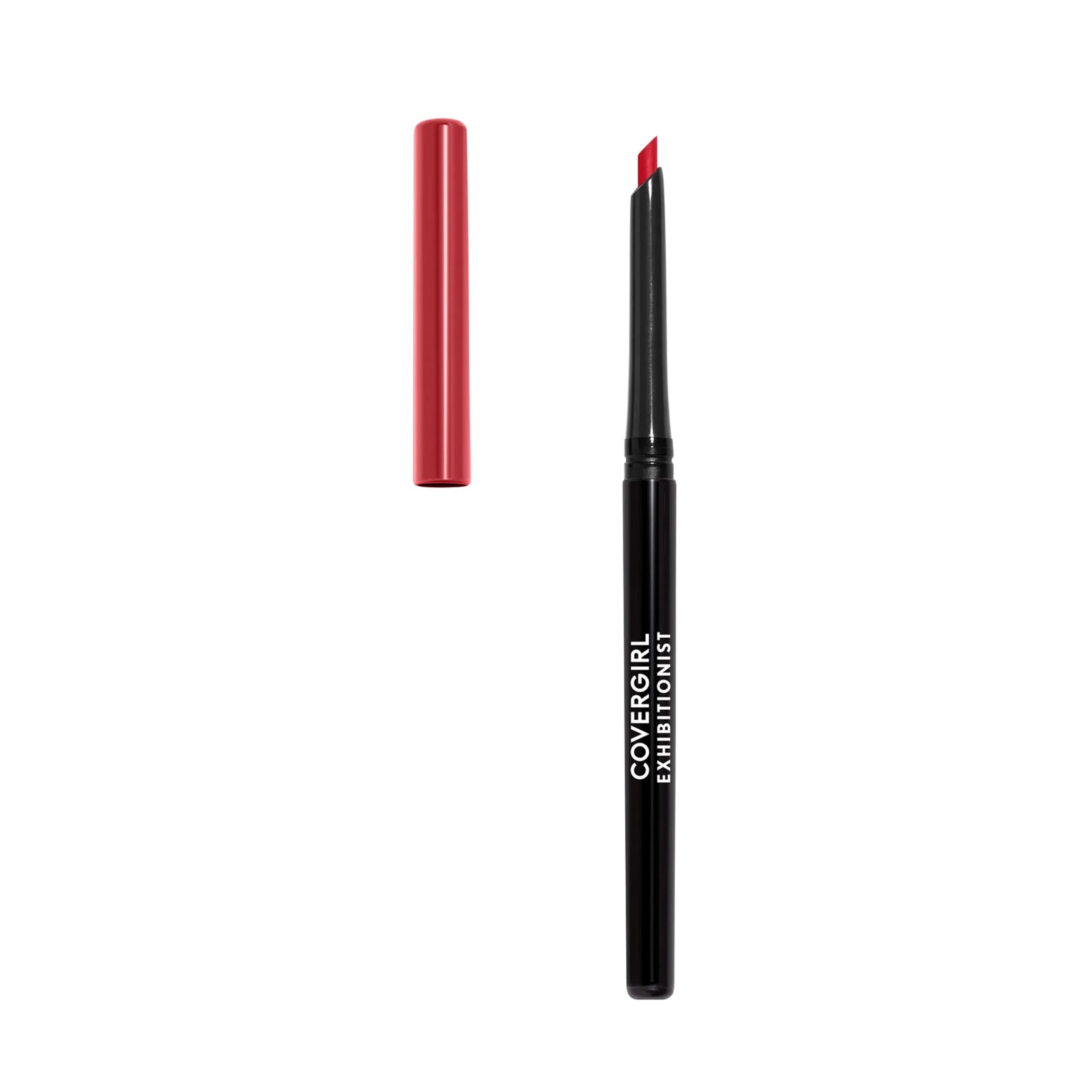 COVERGIRL Exhibitionist All-Day Lip Liner Caramel Nude 205 | Cruelty-Free, Smudge-Proof, Transfer-Proof — Cherry Red 220