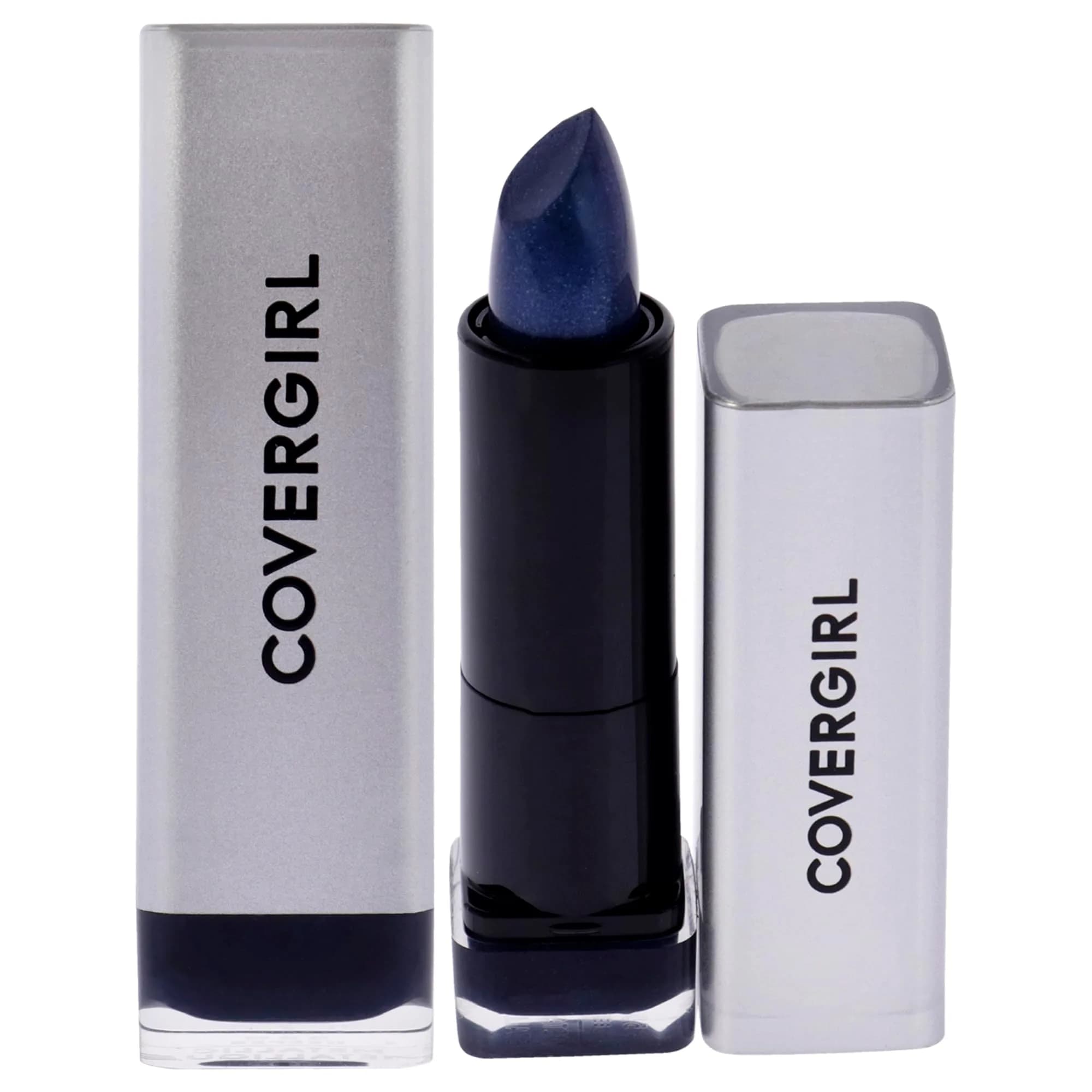 COVERGIRL Exhibitionist Lipstick Metallic, Deeper 550 | Long-lasting, Sheer Color with Shea Butter (70-120 chars) — DEEPER