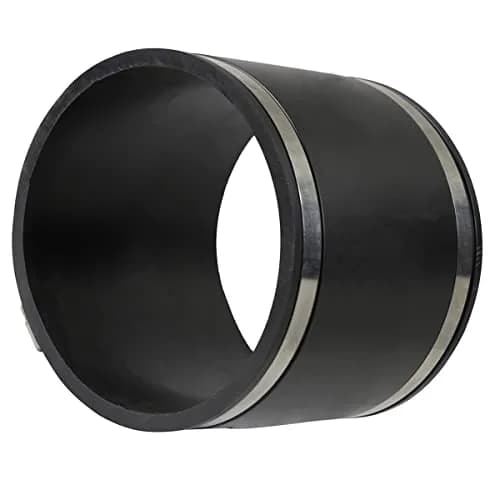 SUPPLYGIANT Flexible PVC Coupling with Stainless Steel Clamps 15.24 cm (6 Inch) | ASTM C1173 Certified thumbnail 1