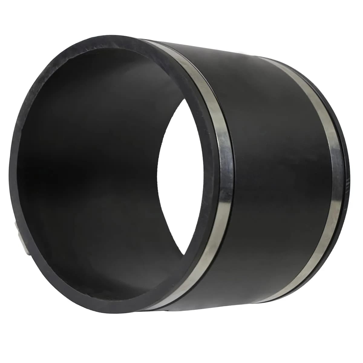 SUPPLYGIANT Flexible PVC Coupling with Stainless Steel Clamps 15.24 cm (6 Inch) | ASTM C1173 Certified — 6 Inch