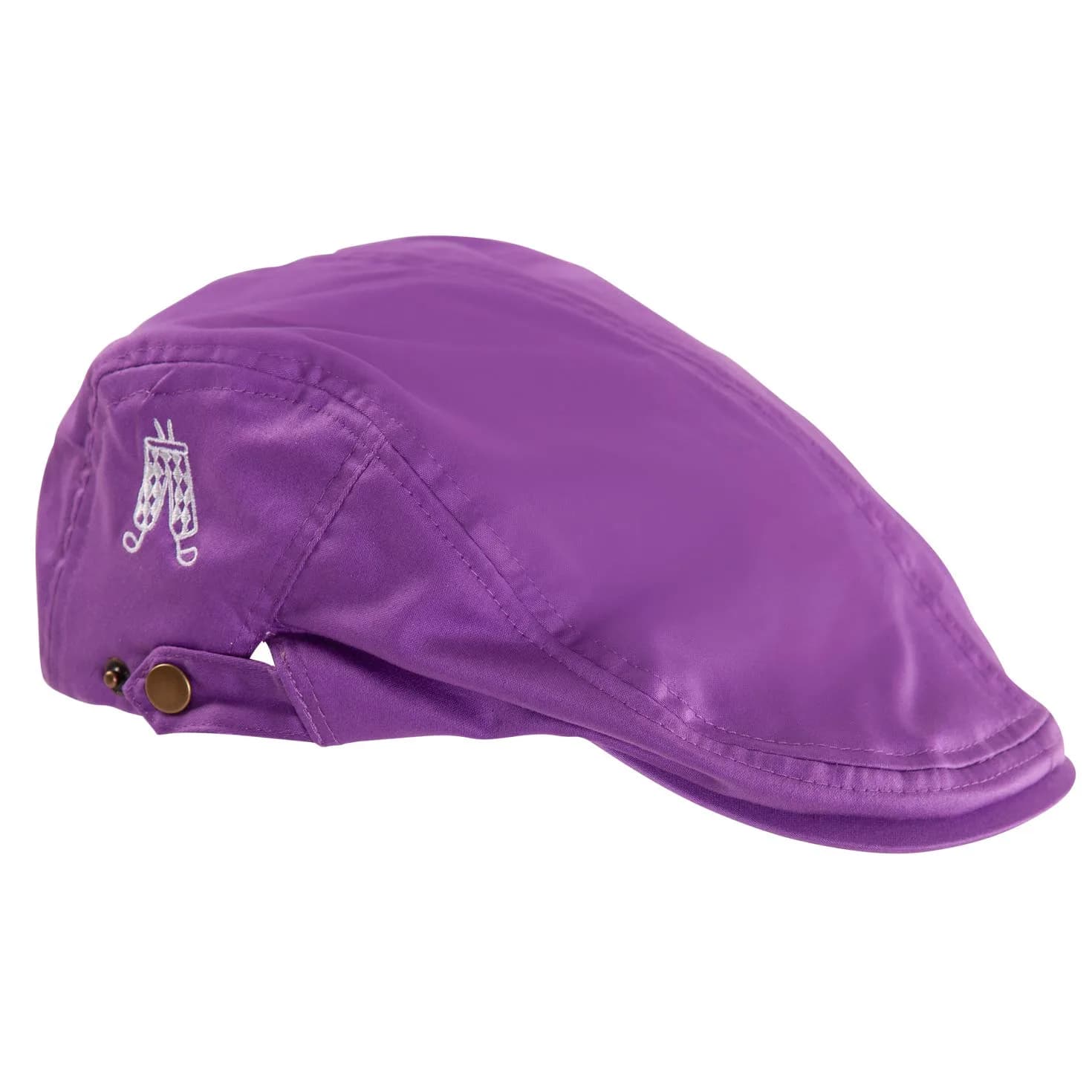 Royal & Awesome Pink Golf Hats Men, Flat Cap Style, Bright Pink, One Size | Adjustable & Breathable Golf Flat Cap — Purple Patch