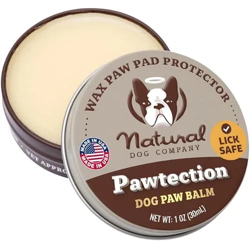 Natural Dog Company PawTection Dog Paw Wax 1 oz | Lick Safe, All-Natural Paw Protector for Hot Pavement & Rough Terrain thumbnail 1