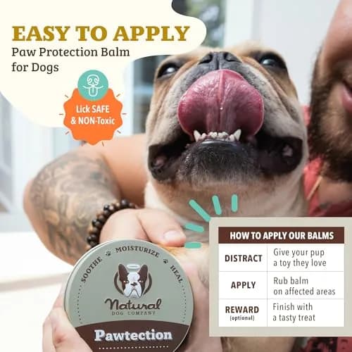 Natural Dog Company PawTection Dog Paw Wax 1 oz | Lick Safe, All-Natural Paw Protector for Hot Pavement & Rough Terrain thumbnail 4
