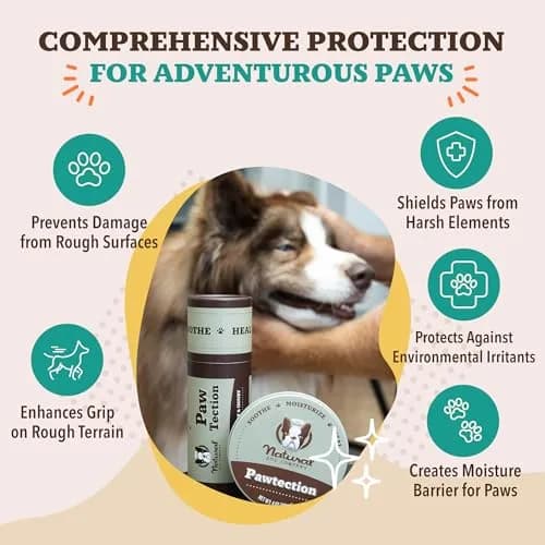 Natural Dog Company PawTection Dog Paw Wax 1 oz | Lick Safe, All-Natural Paw Protector for Hot Pavement & Rough Terrain thumbnail 5