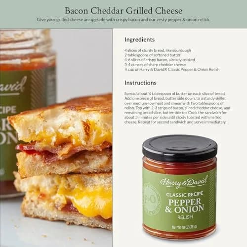Harry & David Pepper & Onion Relish 26Oz | Sweet & Savory Plant Based Condiment thumbnail 5