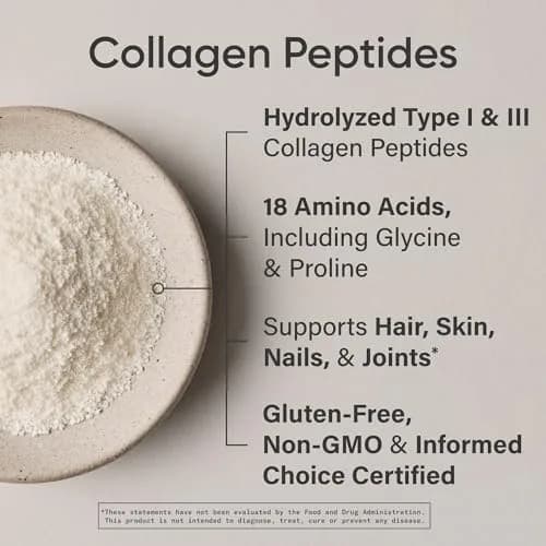 Sports Research Collagen Peptides Protein Powder 2lb (907g) | Hair, Skin & Joint Support thumbnail 4