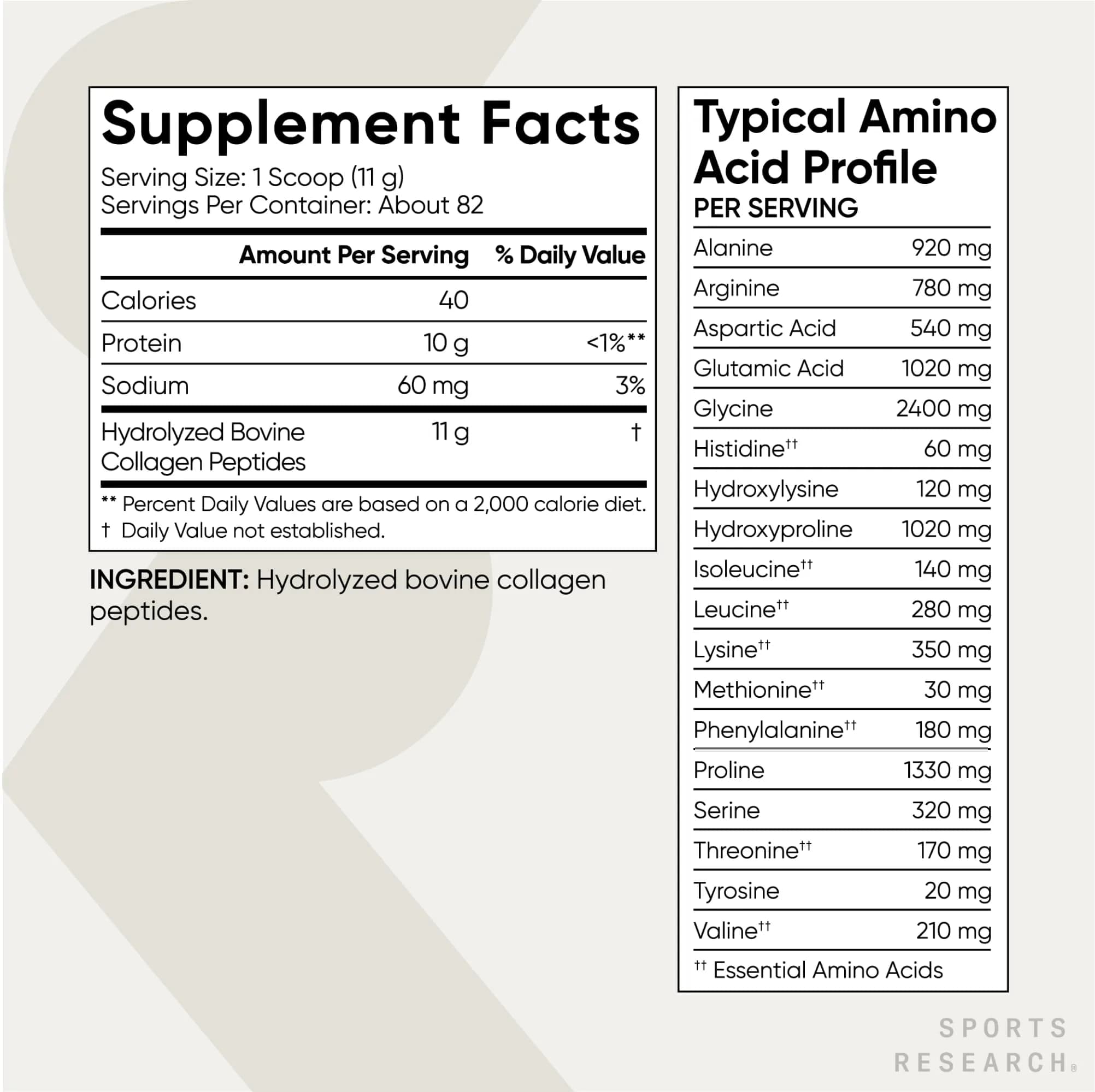 Sports Research Collagen Peptides Protein Powder, 32oz | High Protein Nutritional Supplement for Wellness - view 5