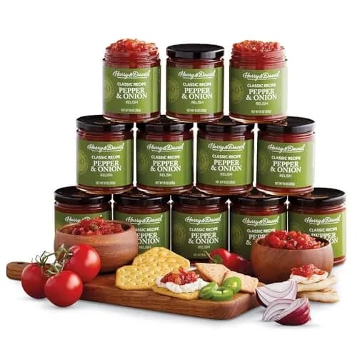 Harry & David Pepper & Onion Relish 10Oz | Sweet & Savory Plant-Based Condiment, 12-Pack thumbnail 1
