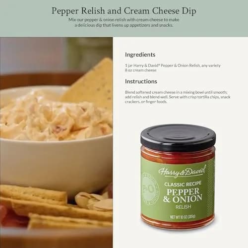 Harry & David Pepper & Onion Relish 10Oz | Sweet & Savory Plant-Based Condiment, 12-Pack thumbnail 6